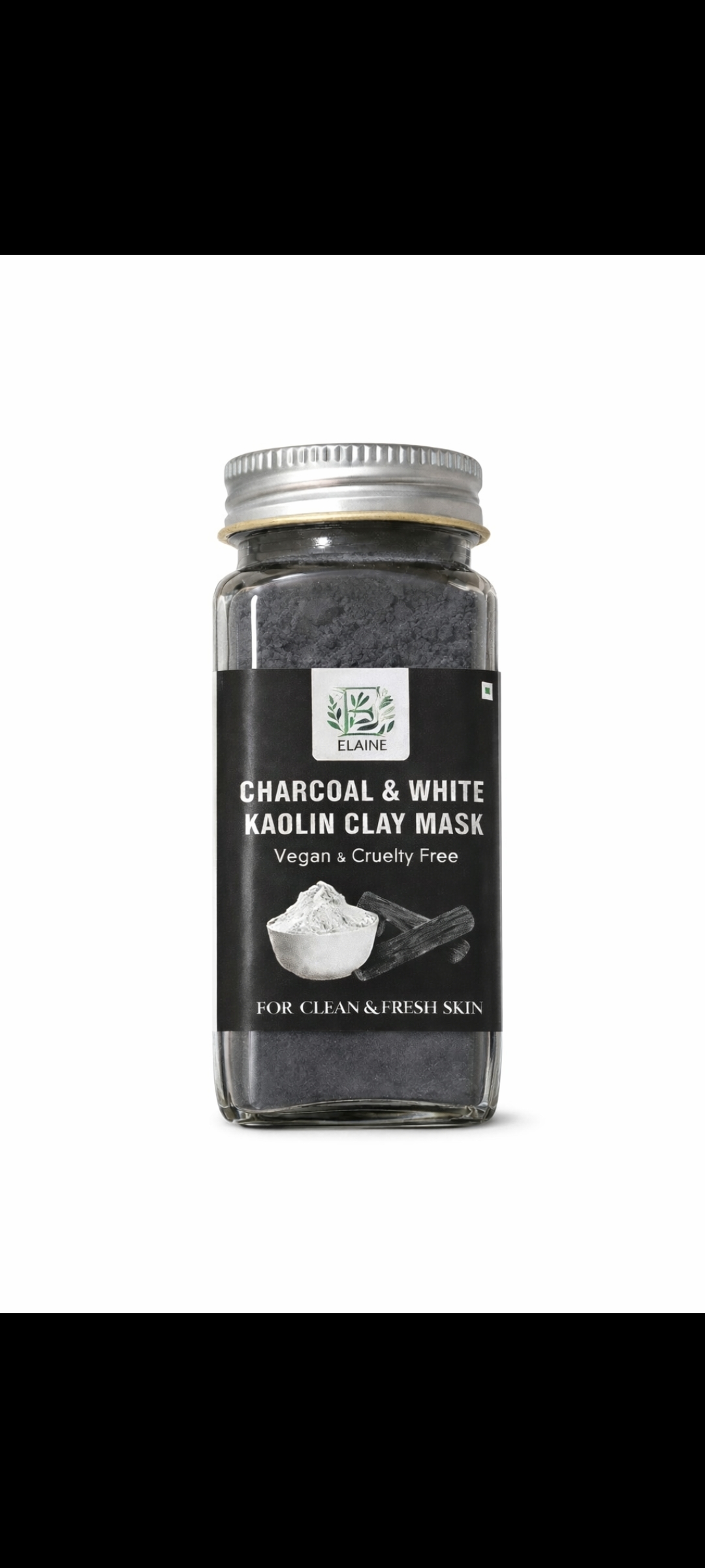 elaine charcoal & white kaolin clay mask – detox & glow elaine charcoal & white kaolin clay mask – detox & glow