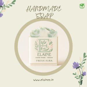 elaine handmade vegan soap – fresh aura | natural refreshing bar