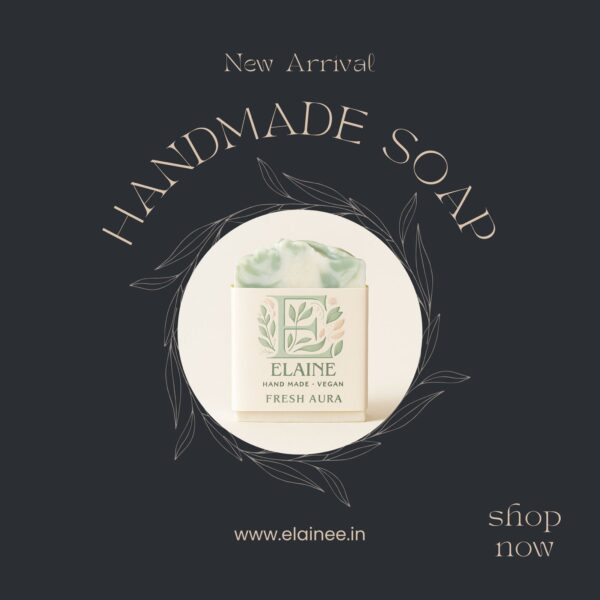 elaine handmade vegan soap – fresh aura | natural refreshing bar