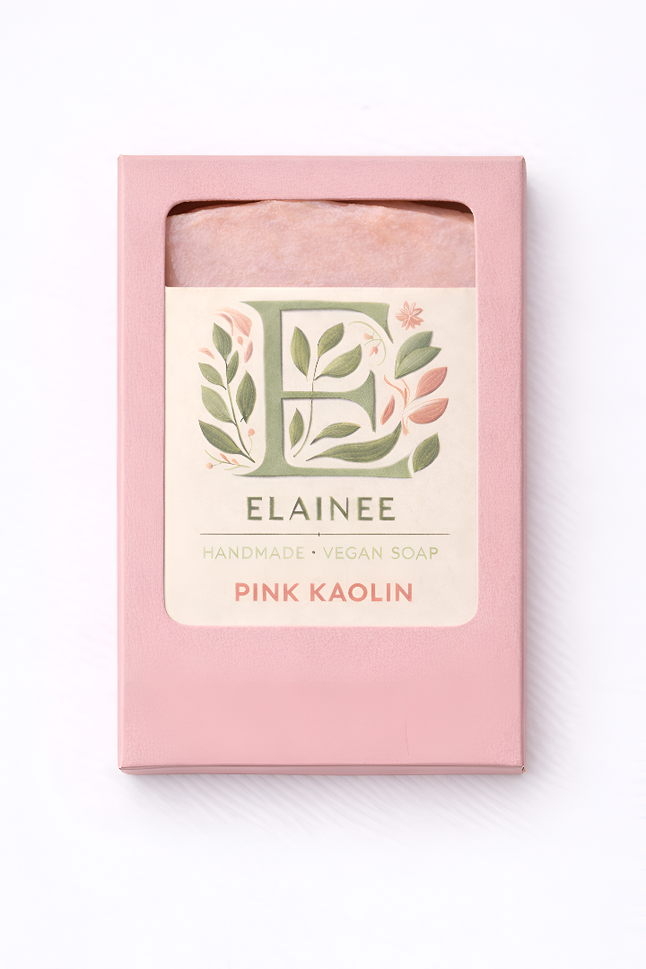 elainee pink kaolin handmade vegan soap elainee pink kaolin handmade vegan soap